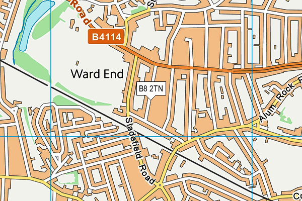 B8 2TN map - OS VectorMap District (Ordnance Survey)