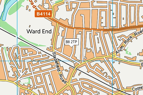 B8 2TP map - OS VectorMap District (Ordnance Survey)