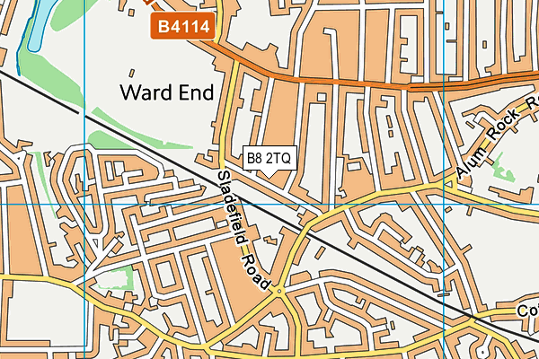 B8 2TQ map - OS VectorMap District (Ordnance Survey)