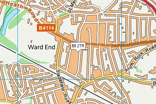 B8 2TR map - OS VectorMap District (Ordnance Survey)