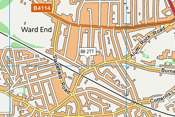 B8 2TT map - OS VectorMap District (Ordnance Survey)