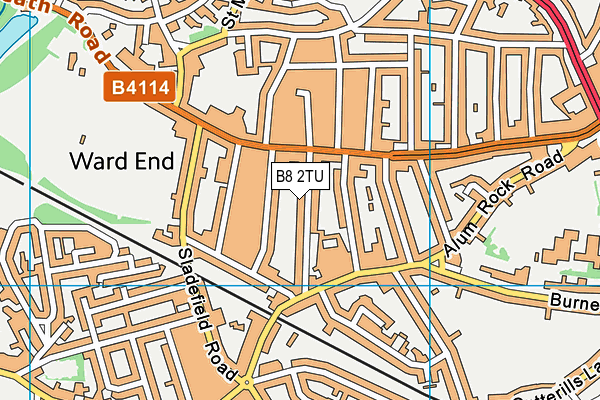 B8 2TU map - OS VectorMap District (Ordnance Survey)