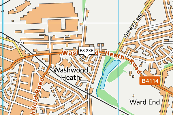 B8 2XF map - OS VectorMap District (Ordnance Survey)