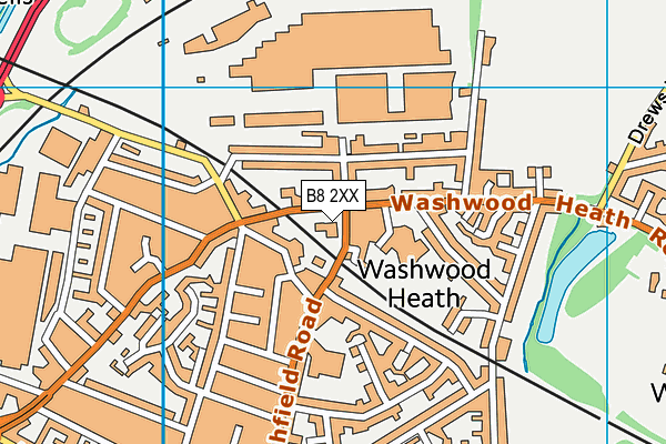 B8 2XX map - OS VectorMap District (Ordnance Survey)