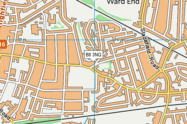 B8 3NQ map - OS VectorMap District (Ordnance Survey)