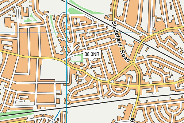 B8 3NR map - OS VectorMap District (Ordnance Survey)