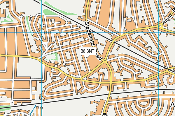 B8 3NT map - OS VectorMap District (Ordnance Survey)