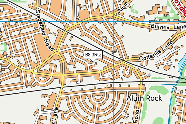 B8 3RQ map - OS VectorMap District (Ordnance Survey)