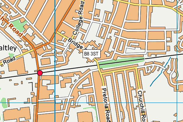 B8 3ST map - OS VectorMap District (Ordnance Survey)