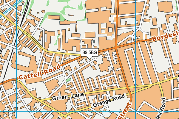 Wyndcliffe Primary School map (B9 5BG) - OS VectorMap District (Ordnance Survey)
