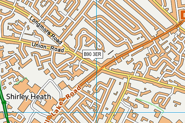 B90 3ER map - OS VectorMap District (Ordnance Survey)