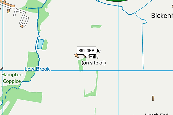 B92 0EB map - OS VectorMap District (Ordnance Survey)