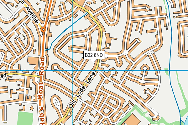 B92 8ND map - OS VectorMap District (Ordnance Survey)