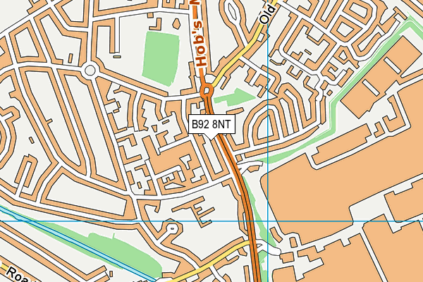 B92 8NT map - OS VectorMap District (Ordnance Survey)