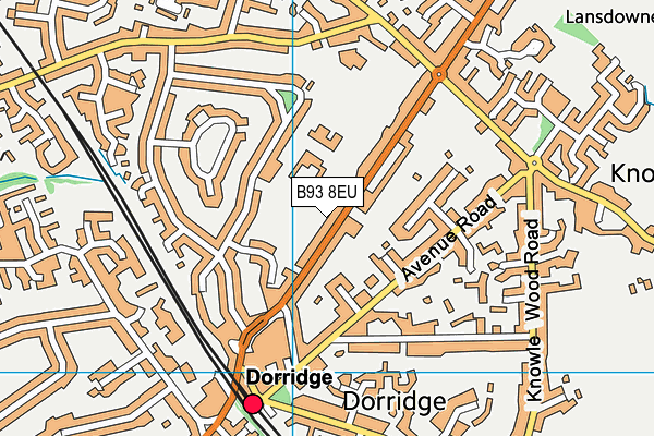 Dorridge Primary School map (B93 8EU) - OS VectorMap District (Ordnance Survey)