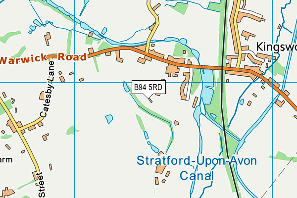 B94 5RD map - OS VectorMap District (Ordnance Survey)