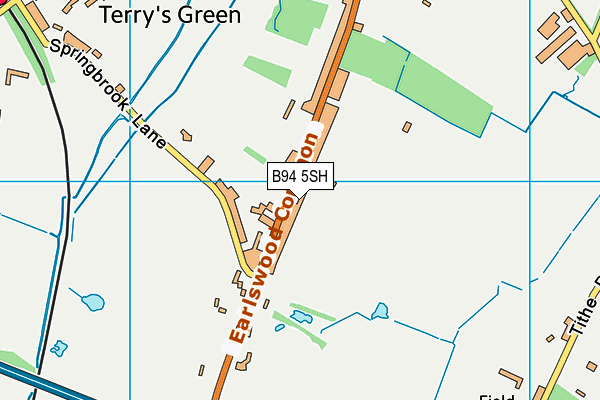 B94 5SH map - OS VectorMap District (Ordnance Survey)