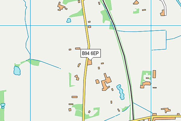 B94 6EP map - OS VectorMap District (Ordnance Survey)