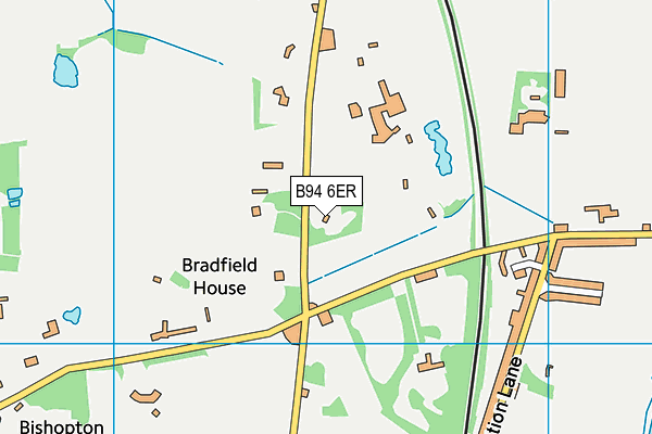 B94 6ER map - OS VectorMap District (Ordnance Survey)