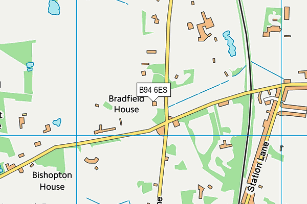 B94 6ES map - OS VectorMap District (Ordnance Survey)
