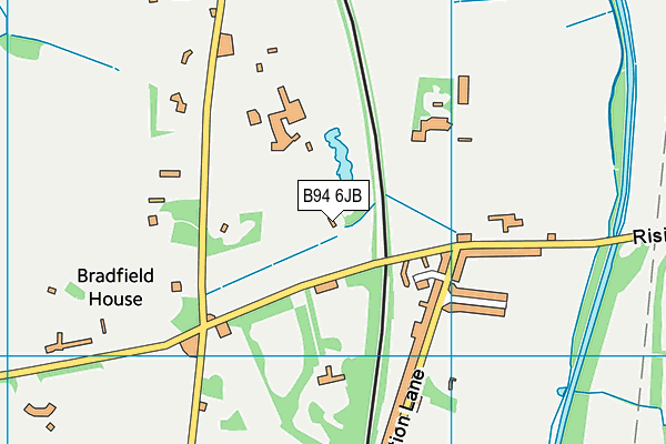 B94 6JB map - OS VectorMap District (Ordnance Survey)