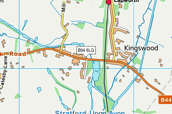 B94 6LQ map - OS VectorMap District (Ordnance Survey)