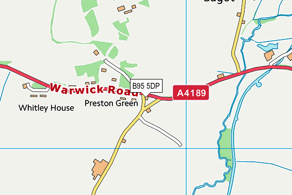 B95 5DP map - OS VectorMap District (Ordnance Survey)