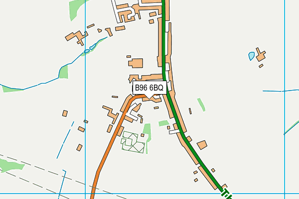 B96 6BQ map - OS VectorMap District (Ordnance Survey)