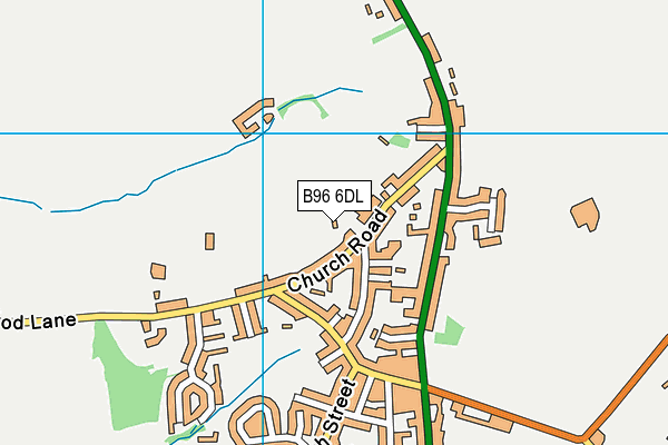 B96 6DL map - OS VectorMap District (Ordnance Survey)