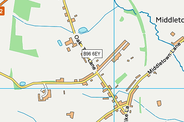 B96 6EY map - OS VectorMap District (Ordnance Survey)
