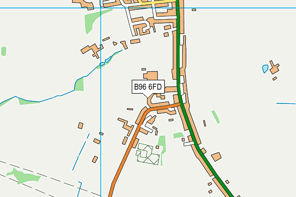 B96 6FD map - OS VectorMap District (Ordnance Survey)