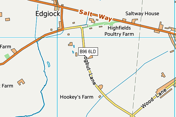 B96 6LD map - OS VectorMap District (Ordnance Survey)