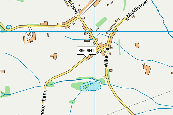 B96 6NT map - OS VectorMap District (Ordnance Survey)