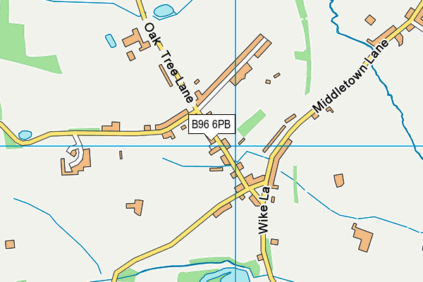 B96 6PB map - OS VectorMap District (Ordnance Survey)