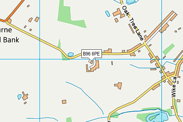 B96 6PE map - OS VectorMap District (Ordnance Survey)