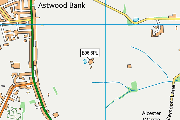 B96 6PL map - OS VectorMap District (Ordnance Survey)