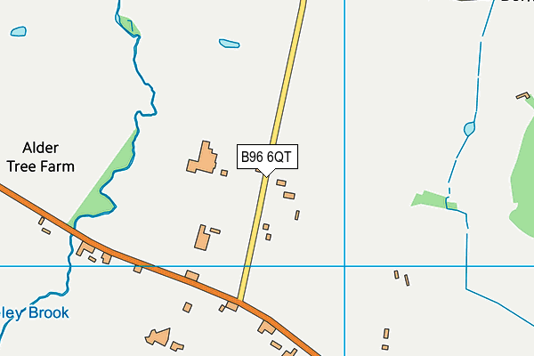 B96 6QT map - OS VectorMap District (Ordnance Survey)