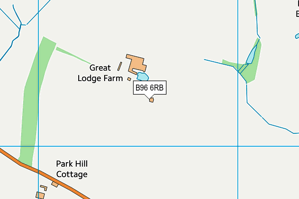 B96 6RB map - OS VectorMap District (Ordnance Survey)