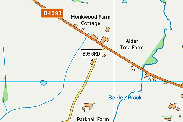 B96 6RD map - OS VectorMap District (Ordnance Survey)