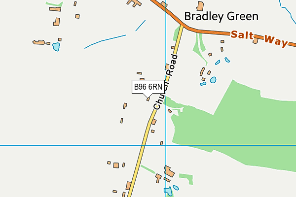 B96 6RN map - OS VectorMap District (Ordnance Survey)