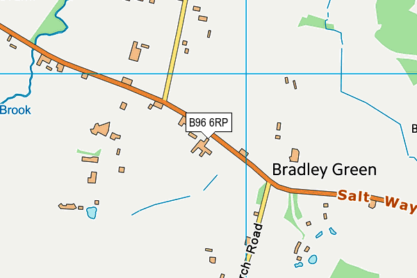 B96 6RP map - OS VectorMap District (Ordnance Survey)