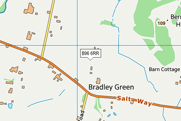 B96 6RR map - OS VectorMap District (Ordnance Survey)