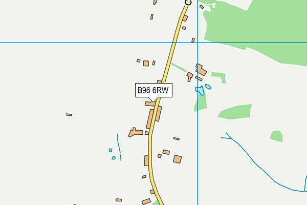 B96 6RW map - OS VectorMap District (Ordnance Survey)