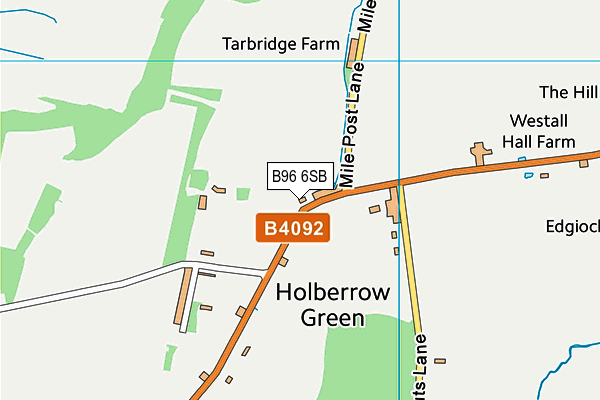 B96 6SB map - OS VectorMap District (Ordnance Survey)