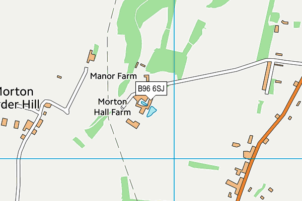 B96 6SJ map - OS VectorMap District (Ordnance Survey)