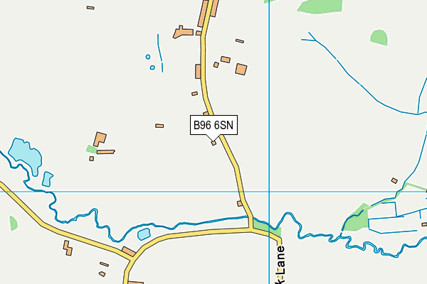 B96 6SN map - OS VectorMap District (Ordnance Survey)