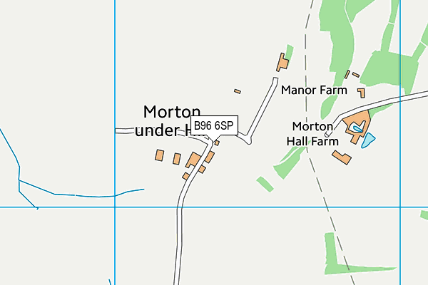 B96 6SP map - OS VectorMap District (Ordnance Survey)