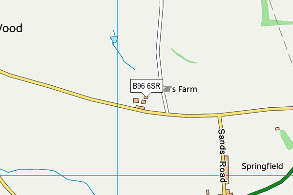 B96 6SR map - OS VectorMap District (Ordnance Survey)