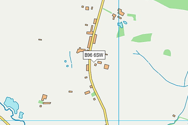 B96 6SW map - OS VectorMap District (Ordnance Survey)