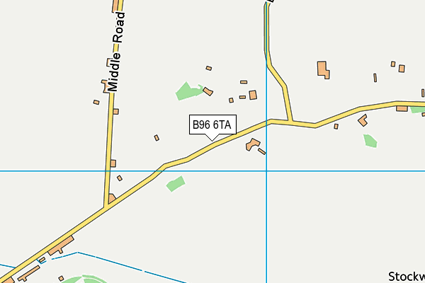 B96 6TA map - OS VectorMap District (Ordnance Survey)